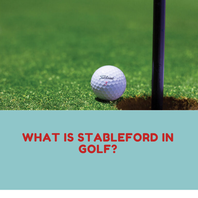 What is Stableford in golf?